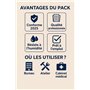 Affichage Obligatoire entreprise 2025 - Conforme au Code du Travail 2025 – Lot de 2 affiches adhésives (21x30cm) + 1 Affiche Int