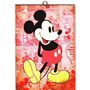 Disney Lot de 7 tableaux Mickey Minnie Mouse Doland Daisy Duck Goofy Pluto Style Vintage Série Bandes dessinées de collection Im