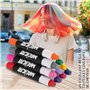 Magicat CRAIE DE CHEVEUX - 10 couleurs & 5 élastiques à cheveux - Pour anniversaire ou cadeaux pour filles I Couleur lavable I A
