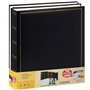 Lot de 2 albums traditionnels jumbo 100 pages pour 500 photos 10x15 - Noir