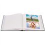 Lot de 2 albums traditionnels jumbo 100 pages pour 500 photos 10x15 - Noir