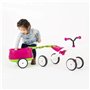 Chillafish Quadie Trailie: le porteur bebe 4 roues avec remorque détachable pour enfant de 1 à 3 ans, siège ajustable sans outil