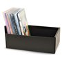 3L Djois made by Boîte de Rangement Noire pour Pochettes de CD, DVD, Blu-Ray - Contenance Optimale 80 Disques - 26x8,5x16cm - 1 