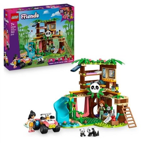 LEGO Friends 42648 Le Sanctuaire des Pandas - Jeu de Construction pour Fille des 7 Ans
