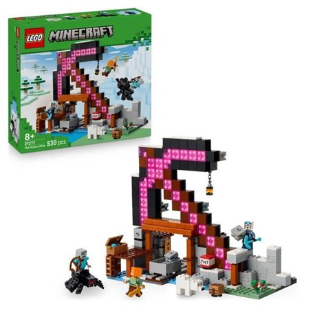 LEGO Minecraft 21277 La Mine En Forme De Pioche - Jeu De Construction Pour Garçon 8 Ans
