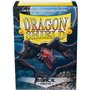 Dragon Shield – Pochettes extérieures noires mates 100 CT – Pochettes pour cartes – Lisses et résistantes – Compatible avec les 