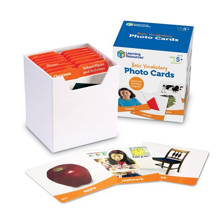 Learning Resources Cartes Photos pour Les Bases du vocabulaire