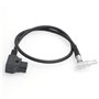 SZRMCC D-tap vers angle droit 0B 7 broches mâle câble d'alimentation pour moteur Tilta Nucleus-M Wireless Follow Focus Lens Moto