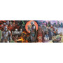 Les Aventures de Mandalorian - Puzzle Panoramique 1000 Eléments - Puzzle Collage