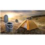 BranQ Home essential 100% plastique polypropylène recyclé, écologique, toilettes de camping mobiles 22 l avec charge maximale ju