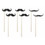 Accessoires Photo Booth Moustache 24 cm 6 pièces pour Photos