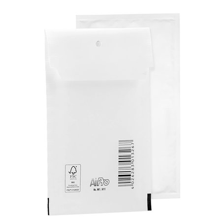 Lot de 200 enveloppes à bulles - Enveloppes d'expédition - Bantex A1 (175 x 120 mm) - 11/A - Avec fermeture autocollante - Blanc