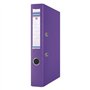 Donau Lot de 10 classeurs/classeurs à levier fins Format A4 5 cm Violet Couverture plastique PP Papier carton