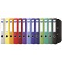 Donau Lot de 10 classeurs/classeurs à levier fins Format A4 5 cm Violet Couverture plastique PP Papier carton