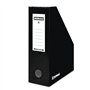 Donau 7648101-01FSC Lot de 10 classeurs verticaux en carton A4 / Lot de 10 / carton laqué - Noir - Jusqu'à 1000 feuilles - Pour