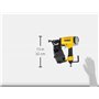 DEWALT - Cloueur pneumatique à rouleau avec capacité de magasin de 225 clous - idéal pour une utilisation prolongée - DPN64C-XJ