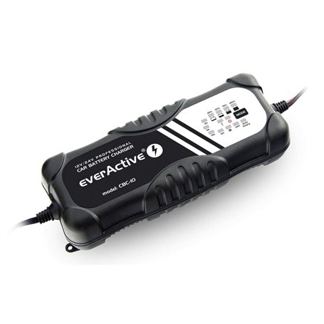 everActive cbc-10 Étui Batterie Ladegeät Chargeur de Batterie Microprocesseur Voiture 12 V 24 V