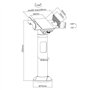 Maclean MC-847 Support universel pour terminal de paiement électronique