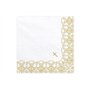 Unbekannt Lot de 20 Serviettes de Table 33 x 33 cm avec Ornements pour Communion