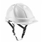 Högert Technik Casque de Protection PLONER Blanc uni | Casque de Protection pour Ouvrier du bâtiment | en 397 | réglable avec Un
