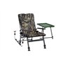Chaise de pêche Carp F5R ST/P Wald forêt - Chaise de camping de luxe pour la pêche à la carpe - Chaise de camping avec hauteur s