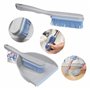York Set de balais et Pelle à poussière - Pratique et fiable - Balai en Caoutchouc avec Pelle et Brosse - Balai avec Manche pour
