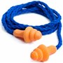Retoo 32 dB SNR Bouchons d'oreilles avec cordon de 60cm pour protection auditive