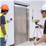 Retoo Niveau à bulle laser avec mesure du ruban 250 cm et laser croisé, échelle en acier de 16 cm, niveau à bulle laser, niveau