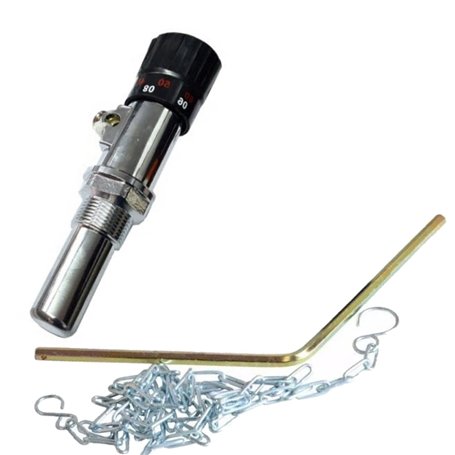 AQUA HEATING Régulateur d'incendie pour systèmes de chauffage combustibles solides charbon coke briquettes bois avec réglage de