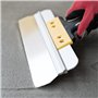 HARDY Couteau à enduire - Spatule de Plâtrier - Manche Bi-matière - Acier Inoxydable -Travail Précis - Pour Finition Des Surface