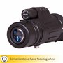 Levenhuk Atom 8x42 Compact Lightweight Monocular – Pocket Size Scope with 8X Magnification, Single Hand Focus and Wrist Strap, C