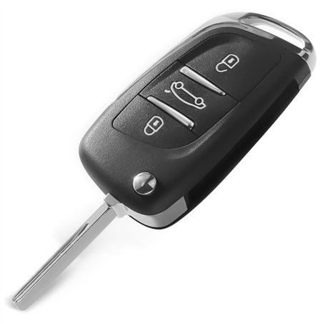 AWPARTS - Coque de clé de voiture - Coque de clé de voiture - Coque de clé de voiture compatible avec Citroën C3 C4 C5 Berlingo