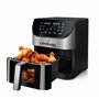 friteuse à air chaud 1500 W et contrôle de la température 76-200°