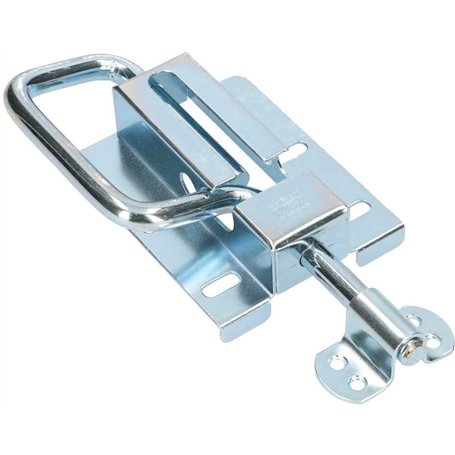 KOTARBAU Verrou de porte 120/12 mm Verrou de porte Verrou à champagne Verrou à ressort Verrou de porte Argent galvanisé