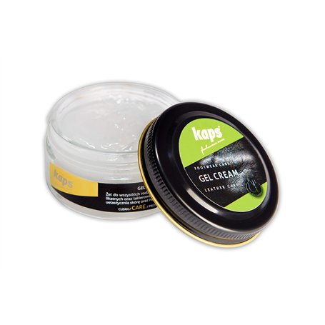 Kaps Gel Crème de Qualité pour Cuir Verni à Grain Lisse et Cuir Délicat