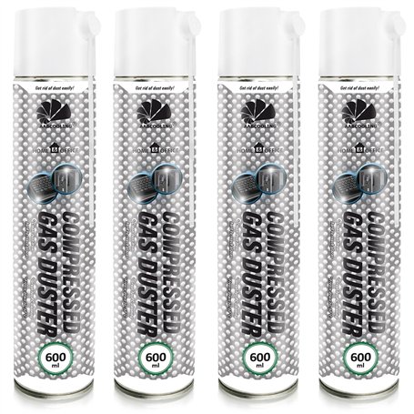 AABCOOLING Home&Office Compressed Gas Duster 4x600ml – Spray Nettoyage Bureau