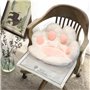 KINGGOO Coussin de siège Confortable en Forme de Patte de Chat - Coussin de Bureau Mignon
