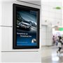Displaysign: Lot 10 Cadres SNAP A4 d'affichage Photo Pliables clipser clic clac en Aluminium Noir