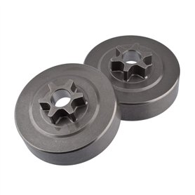 Cancanle 2 pièces pignons de Tambour d'embrayage 3/8 6 Dents pour Stihl 017 018 021 023 025 MS170 MS180 MS210 MS230 MS250 Tronço