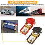 Greluma 2 Paires Pinces de borne de câble de batterie de voiture, connecteurs de déconnexion rapide de batterie avec couvercle e