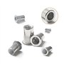 220PCS Écrous Aveugles Ecrou Rivet Ecrous à Riveter Acier Inoxydable Insert ​Fileté Écrou à Sertir Tête Plat M3 M4 M5 M6 M8 M10,