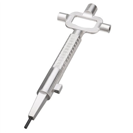 Boveution Sliver Locksmith Tool Multi Purpose Cylinder Gauge Cam Turner Spectle Turner
