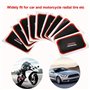 Niady 10 pcs Rustine Pneu Voiture Rustine Chambre a air 80 × 130mm Auto Moto Universal Radial Pneu réparation Patch