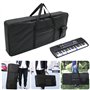 Foppla Sac de transport pour clavier, sac de rangement pour piano 61 touches, sac de rangement en tissu Oxford, sac d'orgue élec
