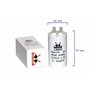 Condensateur de moteur 450V 20 uF CBB60