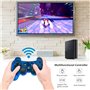 Achort 2 Pièces 2.4GHz Sans Fil Vibrations Double Gamepad Compatible avec PS2 Playstation 2 Double Shock