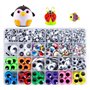 Geluode 1700 pièces Plastique Yeux Mobiles