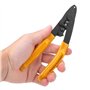 Pince à Dénuder Les Fibres Optiques, Pince Décapant Fibres Optiques Dénuder Fibre à 3 Trous avec Clé à Douille Hexagonale pour D