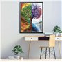 Hoobee 5D DIY Diamond Painting Arbre, Peinture Diamant Paysage, Diamant Painting Broderie au Point de Croix Mosaïque Strass Déco