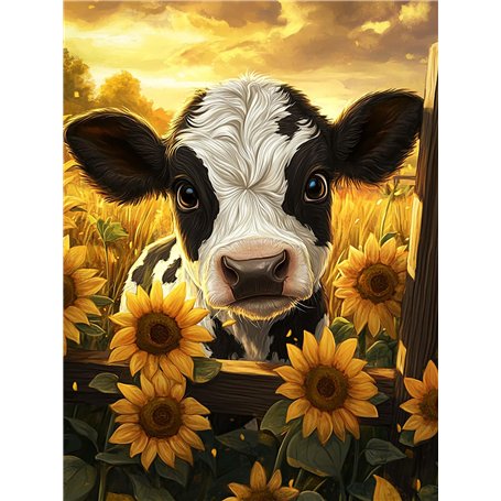 Hoobee 5D DIY Diamond Painting Bœuf